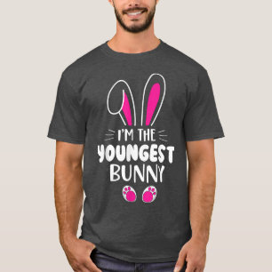 I'm The Youngest Bunny Matching Family Easter Part T-Shirt