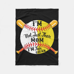 I'm Their Number 1 Fan Softll Sell Mom Fleece Blanket
