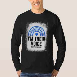 I'm Their Voice Stop Child Abuse T-Shirt