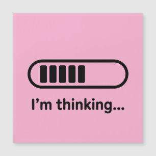 I'm Thinking... Loading Progress Bar Pink Minimali
