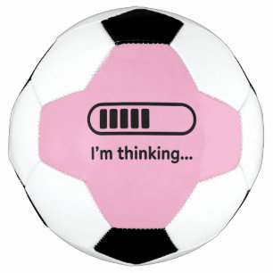 I'm Thinking... Loading Progress Bar Pink Minimali Football