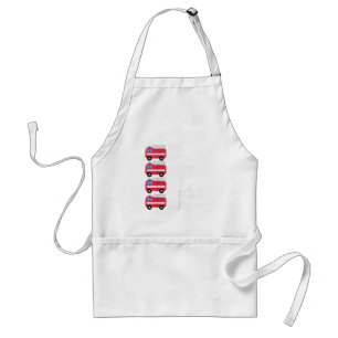 Im This Many Fire Trucks Old T-Shirt Four Year Old Standard Apron