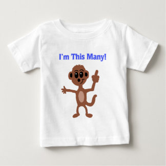 I'm This Many Monkey T-Shirt