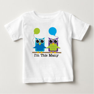 I'm This Many -Two! Baby T-Shirt
