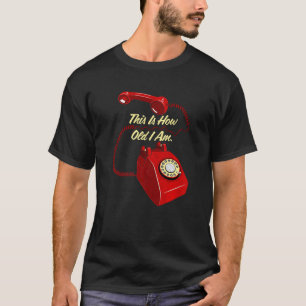 I'm This Old 80s 90s Memories Nostalgic Retro Tech T-Shirt