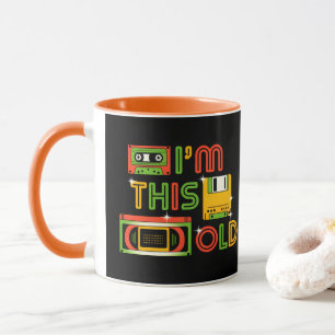 I'm this old reto tech mug