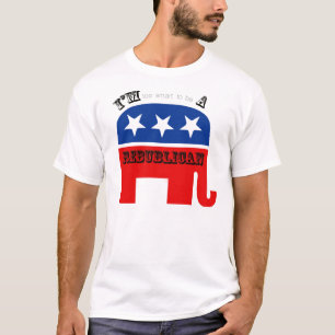 I'm(to smart to be) A Republican T-Shirt