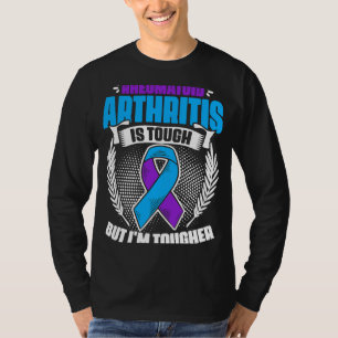I'm Tougher  Ribbon Rheumatoid Arthritis Awareness T-Shirt