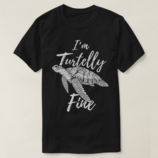 Im Turtlelly Fine Turtle  T-Shirt (Design Front)