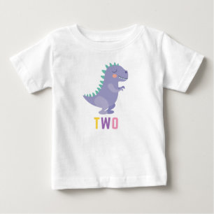 I'm Two 2nd Birthday Dinosaur Shirt