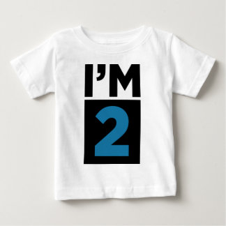I'm Two Blue Second Birthday Shirt