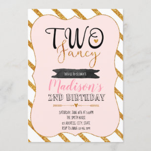 Im two fancy party invitation