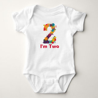 I'm Two Girl 2nd Birthday Party-Personalizable Baby Bodysuit