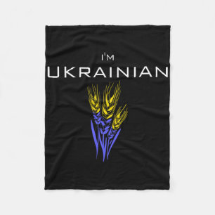 I'm Ukrainian Fleece Blanket