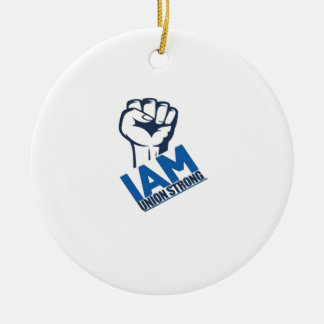I'm Union Strong - Labour Day Ceramic Tree Decoration