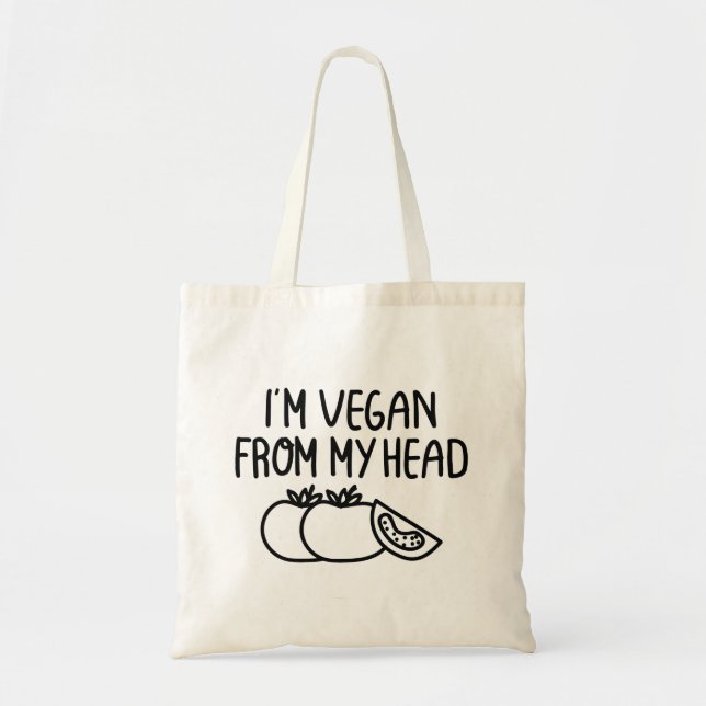 I'm Vegan Tote Bag (Front)