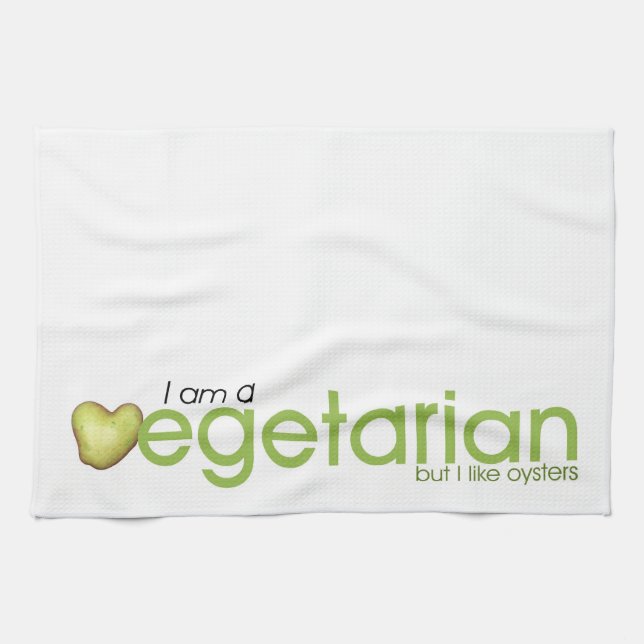 I'm Vegetarian Kitchen Towel 2 (Horizontal)