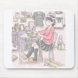 I'm very excited. mouse mat