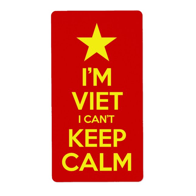 I'm Viet I Can't Keep Calm (Front)