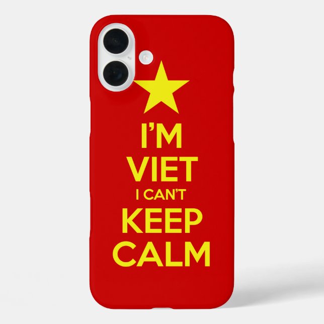 I'm Viet I Can't Keep Calm Case-Mate iPhone Case (Back)