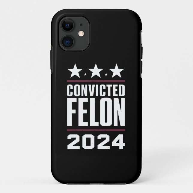I'm Voting For The Convicted Felon Pro Trump 2024 Case-Mate iPhone Case (Back)