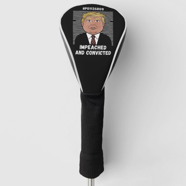 I'm Voting For The Convicted Felon Pro Trump 2024 Golf Head Cover (Front)