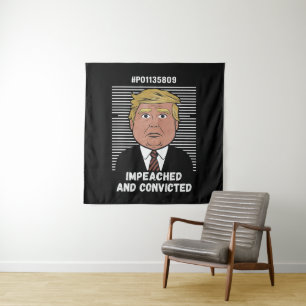 I'm Voting For The Convicted Felon Pro Trump 2024 Tapestry