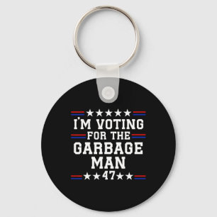 I'm Voting For The Garge Man - Garge For Trump Key Ring