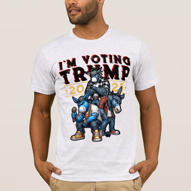 I'M VOTING for TRUMP 2024 T-Shirt (Front)