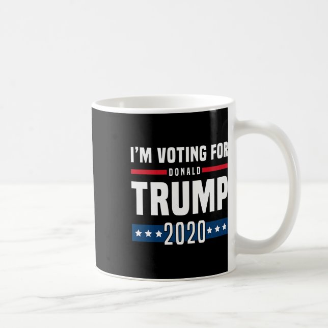 I'm Voting For Trump Election  Coffee Mug (Right)