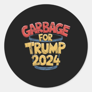 I'm Voting For Trump Vance Outlaw Hillbilly 1 Classic Round Sticker