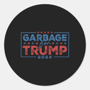 I'm Voting For Trump Vance Outlaw Hillbilly Classic Round Sticker