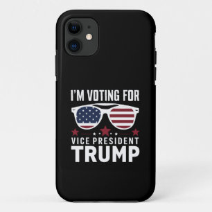 I'm Voting For Vice President Trump 2024 Election iPhone 11 Case