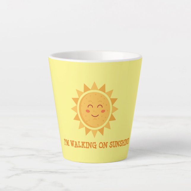 I'm Walking On Sunshine two Tone Two-Tone Coffee M Latte Mug (Front)