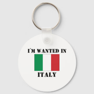 I'm Wanted In Italy Key Ring