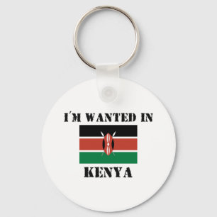 I'm Wanted In Kenya Key Ring