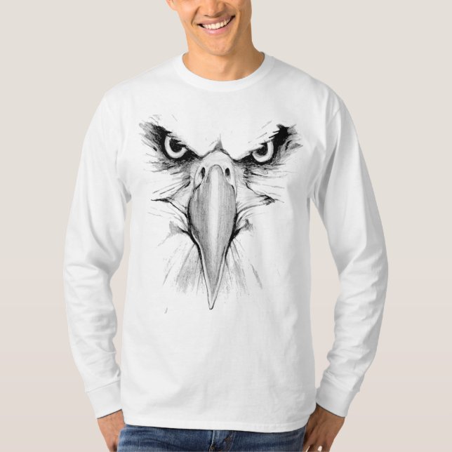 I'm Watching You Eagle Headface  T-Shirt (Front)