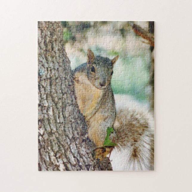 I'm Watching You Squirrel Jigsaw Puzzle (Vertical)