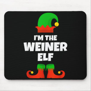 I'm Weiner Elf Family Pajama Christmas Dachshund D Mouse Mat