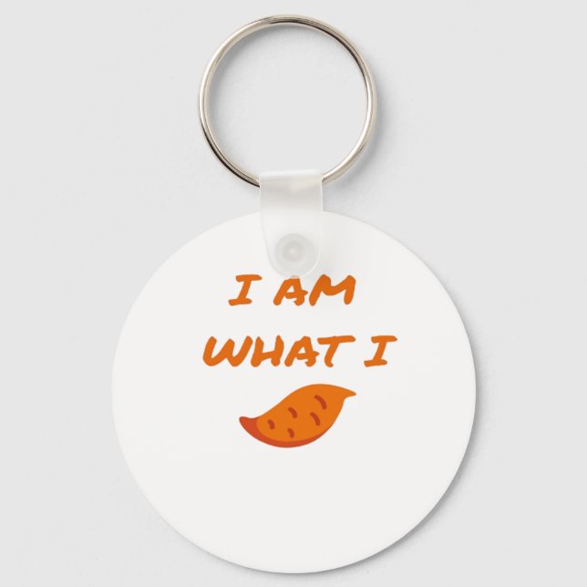 I'm What I Yam Classic Key Ring (Front)