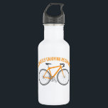 I'm Wheely Enjoying Retirement Funny Bicycle 532 Ml Water Bottle<br><div class="desc">This water bottle makes a great retirement gift for cyclists and anyone who loves to ride bikes. It features the funny message "I'm Wheely Enjoying Retirement" in orange above an illustration of a matching orange bicycle.</div>