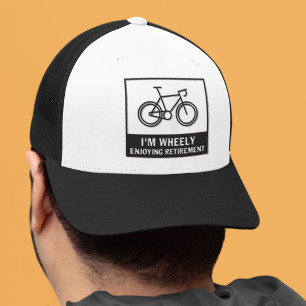 I'm Wheely Enjoying Retirement Funny Bicycle Bike Trucker Hat
