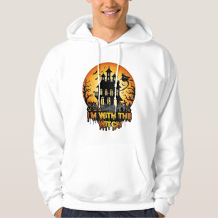 Im Witch Haunted House Full Moon Pumpkins Hoodie
