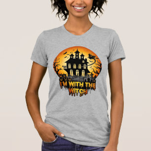 Im Witch Haunted House Full Moon Pumpkins T-Shirt
