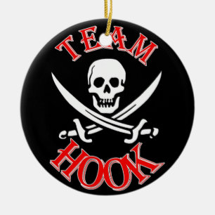 I'm with Captain Hook Ceramic Tree Decoration