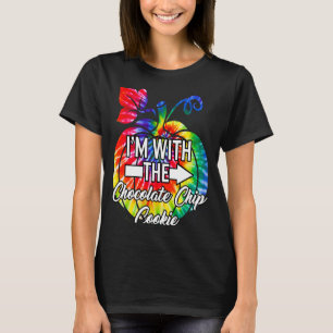 I'm With Chocolate Chip Cookie Couple Matching Hal T-Shirt