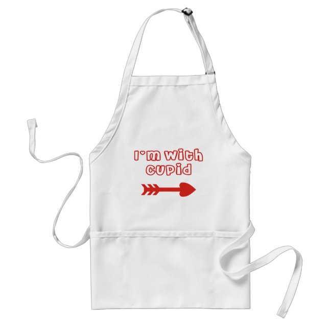 I'm With Cupid Standard Apron (Front)