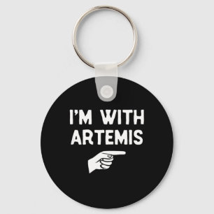 Im with Funny Halloween Matching Costume Key Ring