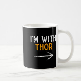 Im with Funny Halloween Matching Couple Costume Coffee Mug