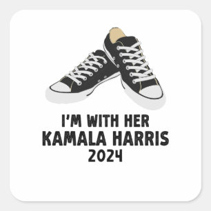I'm With Her Kamala Harris Support Kamala Harris Square Sticker